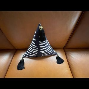 Triangle Zebra Print Pillow